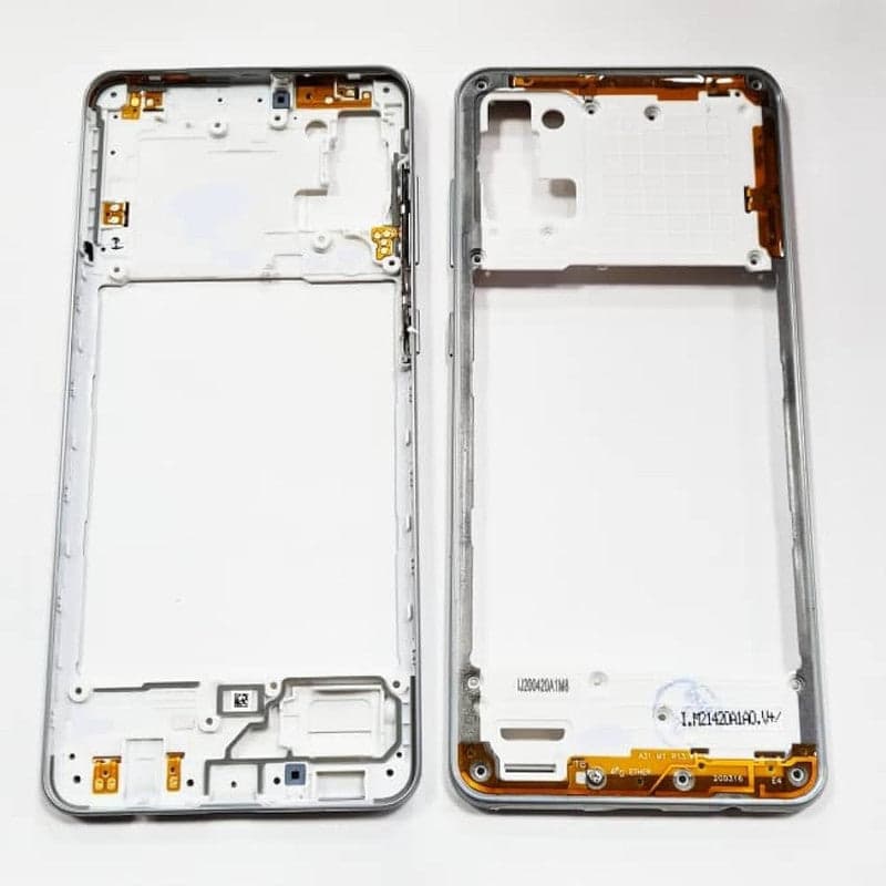 Middle Ring Outer Frame for Samsung Galaxy A31 White - image 1