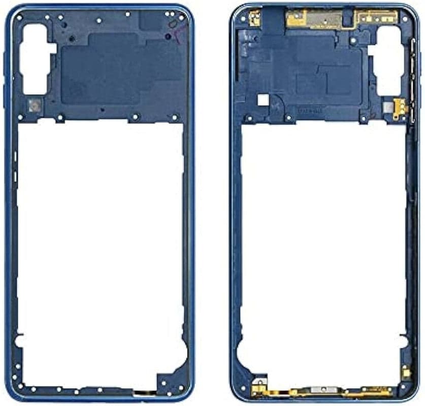 Middle Ring Outer Frame for Samsung Galaxy A7 2018 Blue - image 1