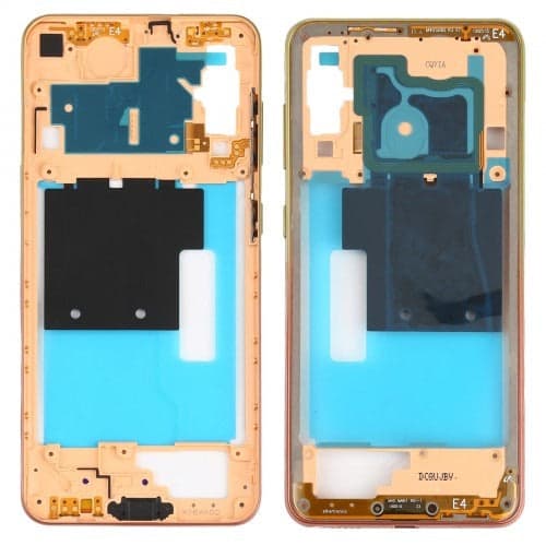 Middle Ring Outer Frame for Samsung Galaxy M40 Orange - image 1