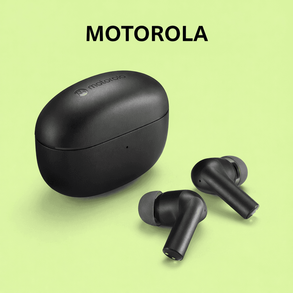 Motorola Moto Buds 500 ANC Replacement Left/Right Earbud & Charging Case β Black / Left Side - image 1