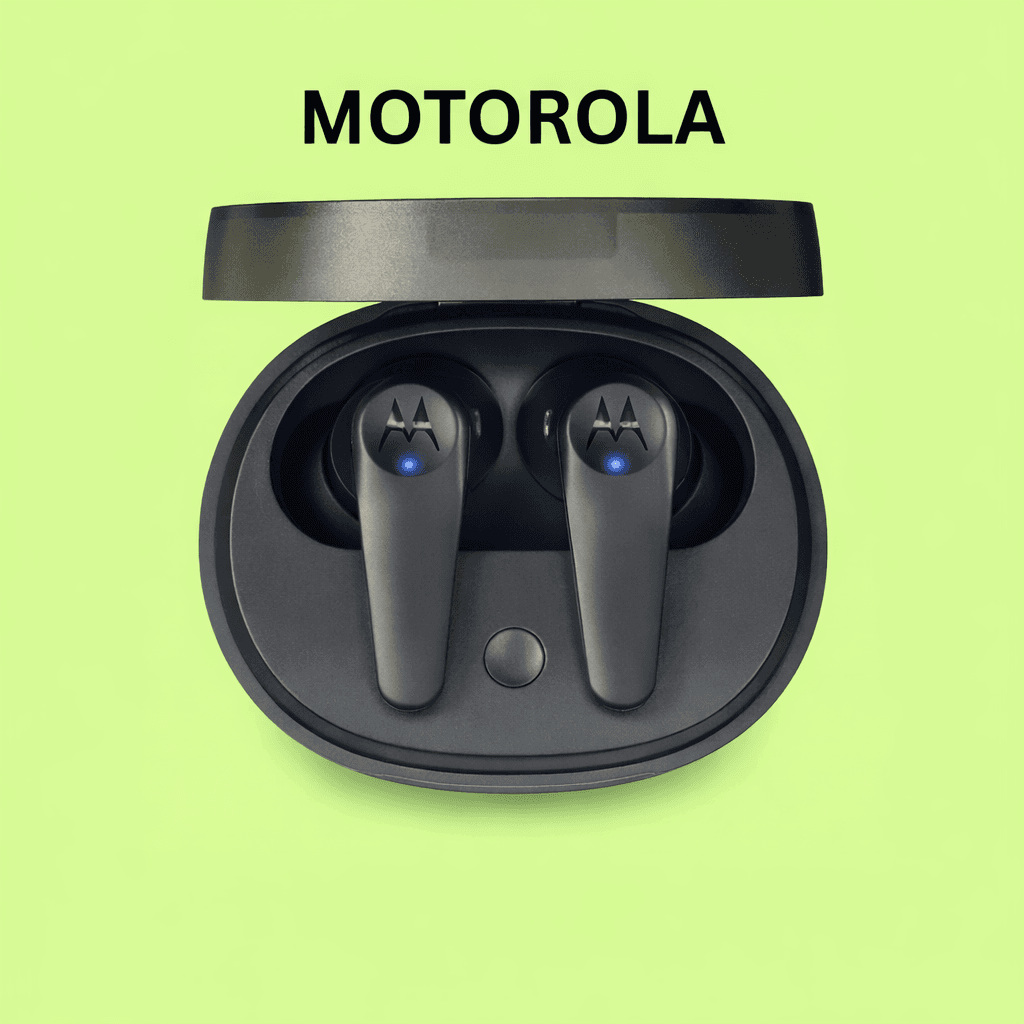 Motorola Moto Buds 600 ANC Replacement Left/Right Earbud & Charging Case — Black / Left Side - image 1