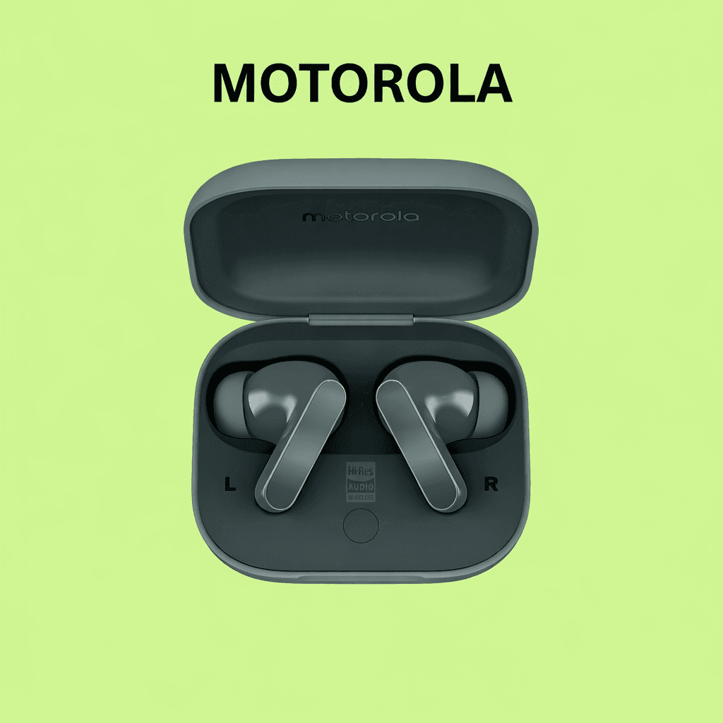 Motorola Moto Buds Bass Replacement Left/Right Earbud & Charging Case β Black / Charging Case - image 1