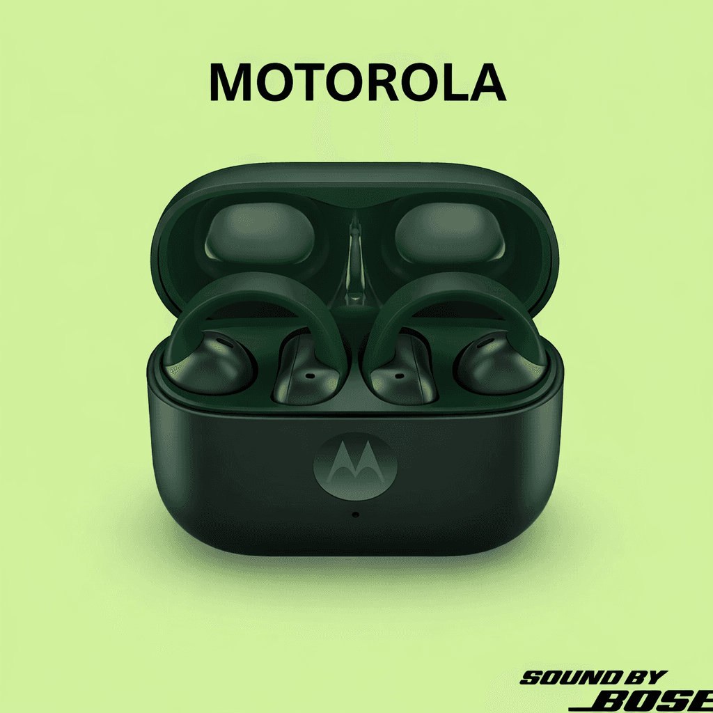 Motorola Moto Loop Swarovski Replacement Left/Right Earbud & Charging Case — Black / Left Side - image 1