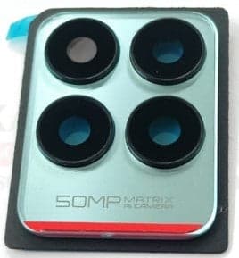Camera Glass with Frame for Realme Narzo 50 Blue - image 1