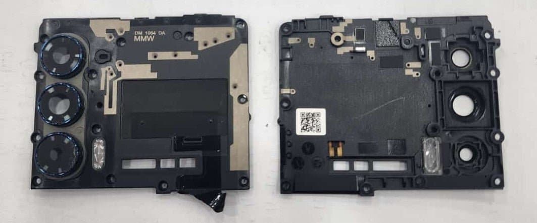 Back Camera Glass Lens with Frame for Moto Edge 5G Black - image 1