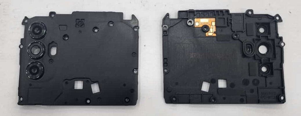 Back Camera Glass Lens with Frame for Moto G Power 2022 Black - image 1