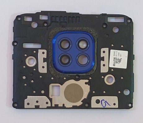 Camera Glass with Frame for Motorola Moto G 5G Blue - image 1