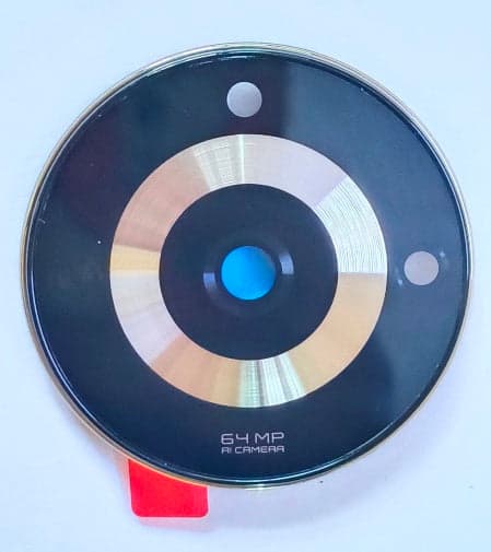 Camera Glass with Frame for Realme 11 5G Gold - image 1