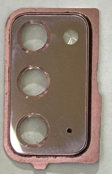 Back Camera Glass Lens With Frame for Samsung Galaxy Note 20 Gold - image 1