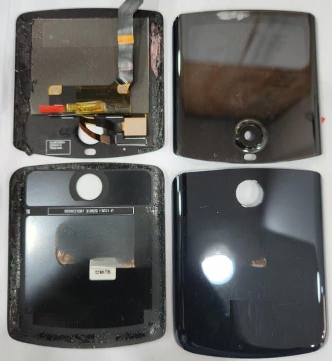 Mozomart Back Panel for Moto Razor 2022 Black - image 1