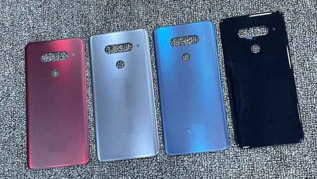Back Panel Glass for LG V40 White - image 1