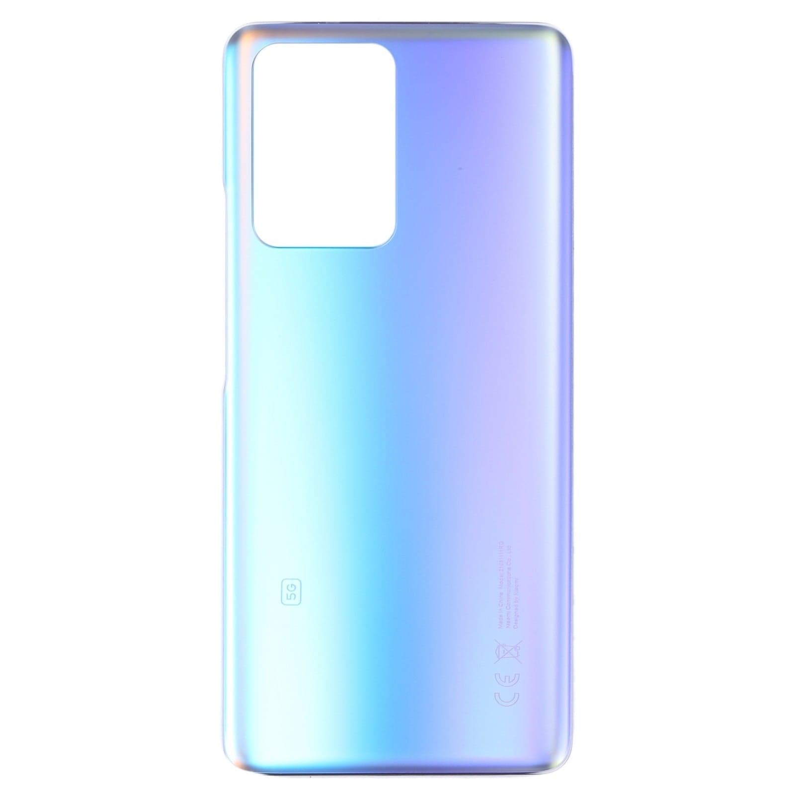 Back Panel Glass without camera lens for Xiaomi Mi 11T Pro - Celestial Magic (Matte Blue) - image 1