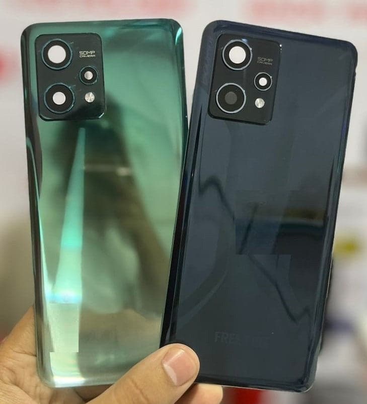 Back Panel with Camera Glass for Realme 9 Pro Plus 5G Black - image 1