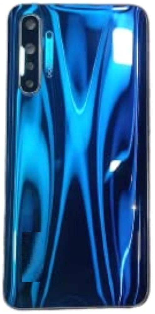 Back Panel with Camera Glass for Realme XT Blue - image 1