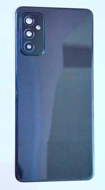Mozomart Back Panel Glass with Camera Lens for Samsung Galaxy M52 : Black - image 1
