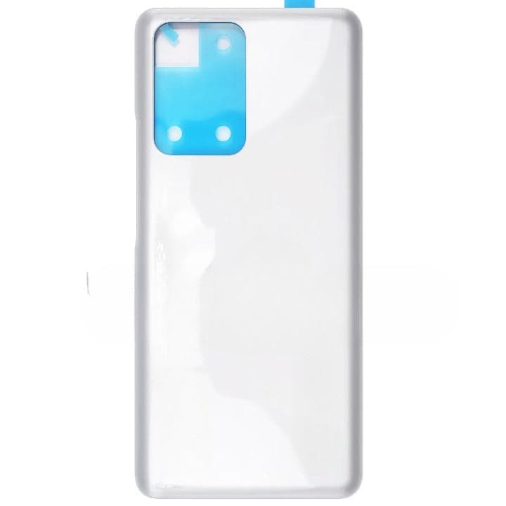 Mozomart Back Panel Glass without camera lens for Xiaomi Mi 11T Pro - Moonlight (Matte White) - image 1