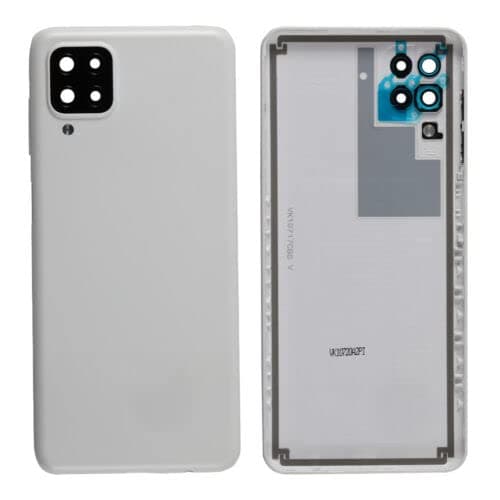 Back Panel Cover for Samsung Galaxy A12 White - image 1