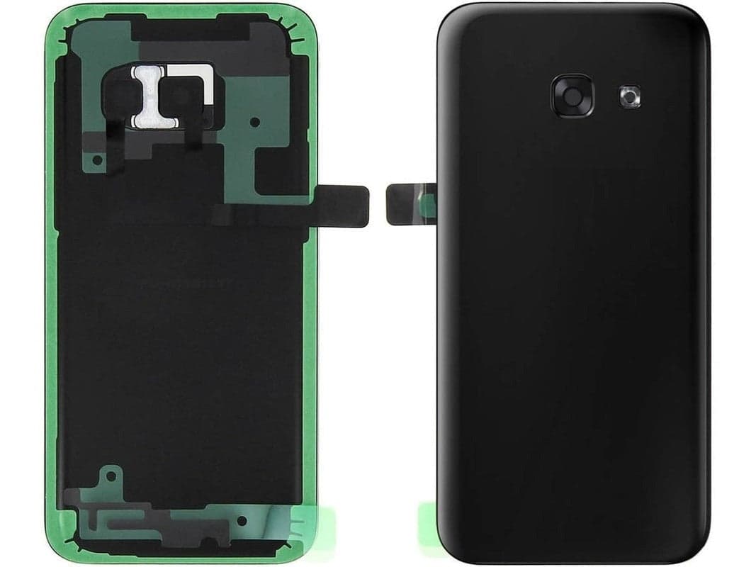 Mozomart Back Panel Housing Body for Samsung Galaxy A3 2017 Black - image 1