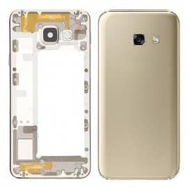 Mozomart Back Panel Housing Body for Samsung Galaxy A3 2017 Gold - image 1