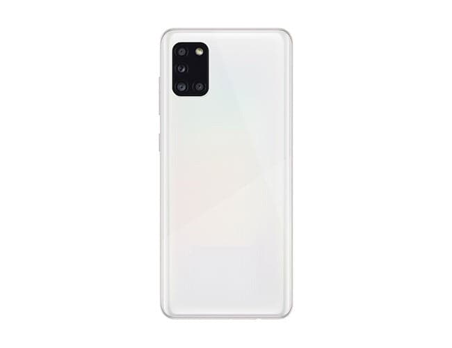 Back Panel With Lens for Samsung Galaxy A31 White - image 1