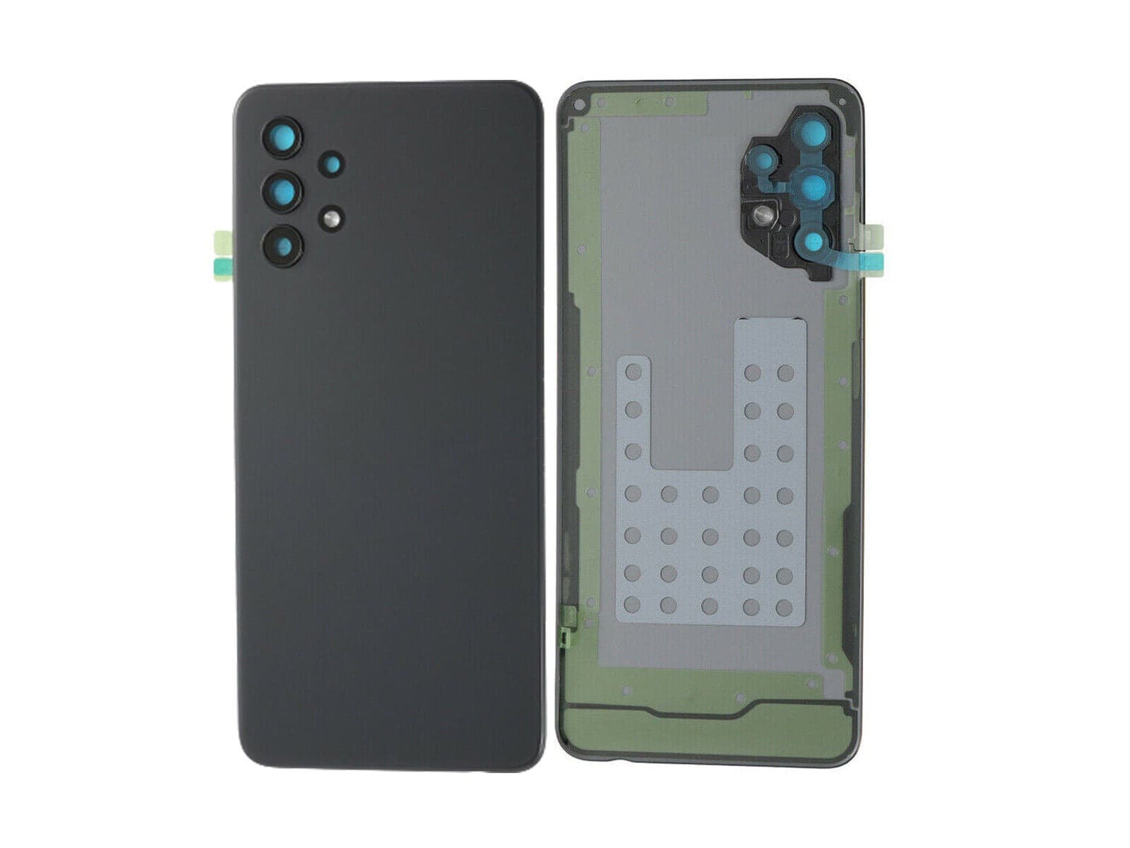 Back Panel With Lens for Samsung Galaxy A32 Black - image 1