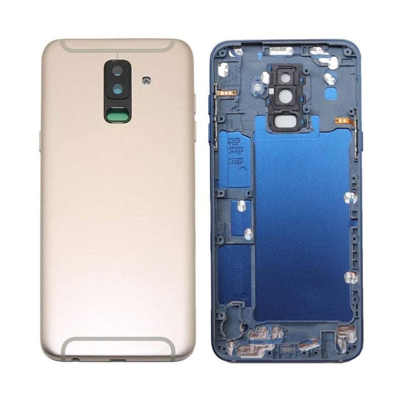 Mozomart Back Panel Housing Body for Samsung Galaxy A6 Plus Gold - image 1