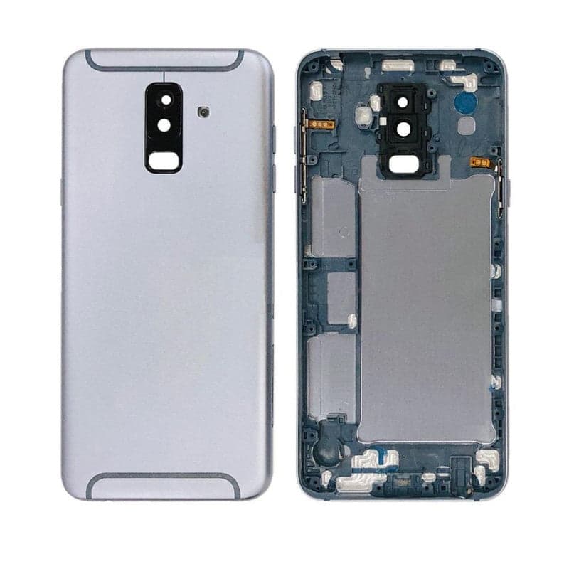 Mozomart Back Panel Housing Body for Samsung Galaxy A6 Plus White - image 1