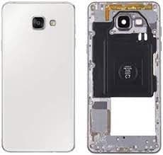 Back Panel And Middle Frame For Samsung Galaxy A7 2016 White - image 1