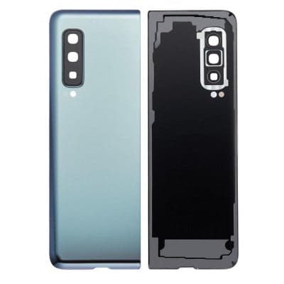 Back Panel Glass for Samsung Galaxy Fold Silver - image 1
