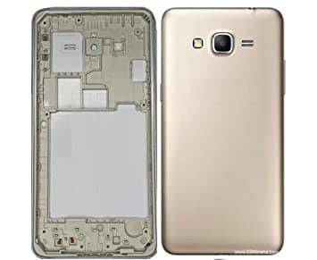 Mozomart Back Panel Housing Body for Samsung Galaxy Grand Prime Gold - image 1