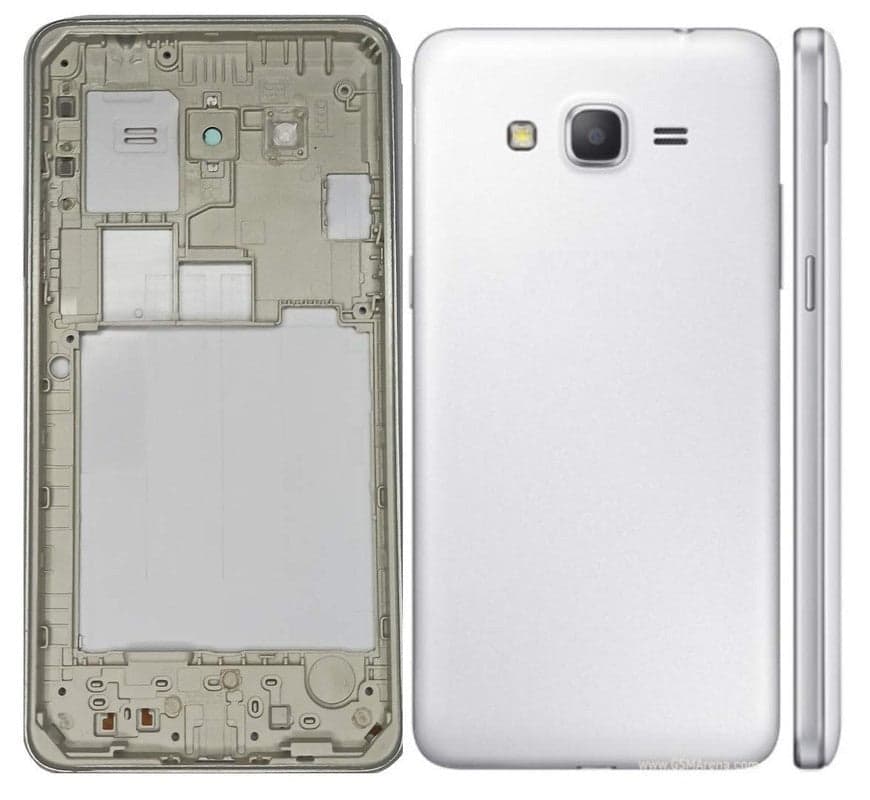 Mozomart Back Panel Housing Body for Samsung Galaxy Grand Prime White - image 1