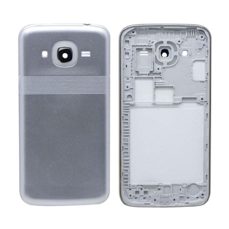 Mozomart Back Panel Housing Body for Samsung Galaxy J2 2016 Silver - image 1