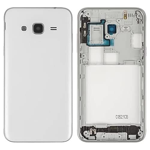 Mozomart Back Panel Housing Body for Samsung Galaxy J3 2016 White - image 1