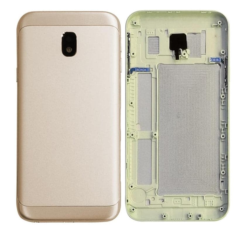 Mozomart Back Panel Housing Body for Samsung Galaxy J3 2017 Gold - image 1