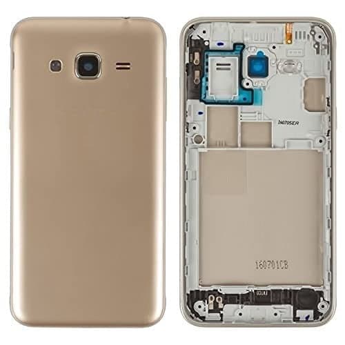 Mozomart Back Panel Housing Body for Samsung Galaxy J3 Gold - image 1