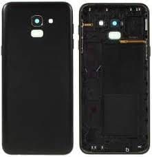 Mozomart Back Panel Housing Body for Samsung Galaxy J6 2018 Black - image 1