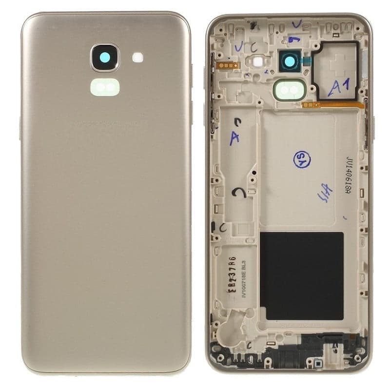 Mozomart Back Panel Housing Body for Samsung Galaxy J6 2018 Gold - image 1