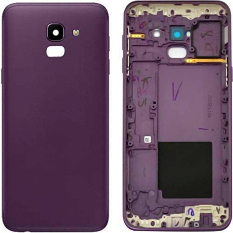 Mozomart Back Panel Housing Body for Samsung Galaxy J6 2018 Voilet - image 1