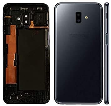 Mozomart Back Panel Housing Body for Samsung Galaxy J6 Plus Black - image 1