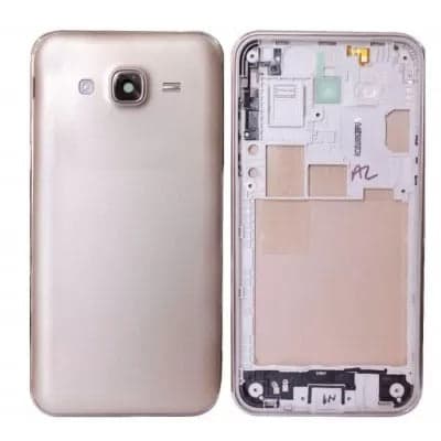 Mozomart Back Panel Housing Body for Samsung Galaxy J7 2016 Rose Gold - image 1