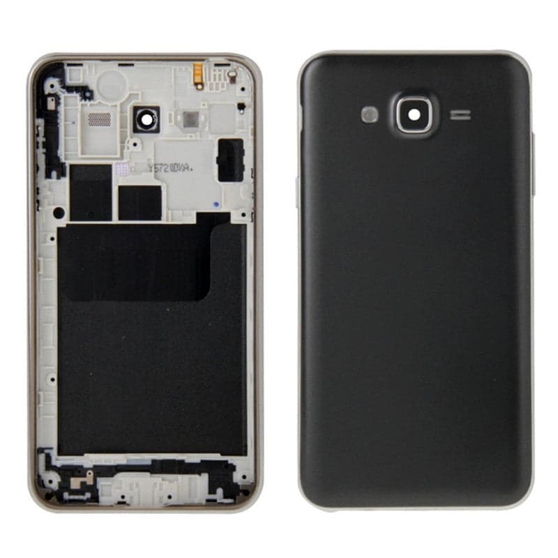 Mozomart Back Panel Housing Body for Samsung Galaxy J7 Black - image 1
