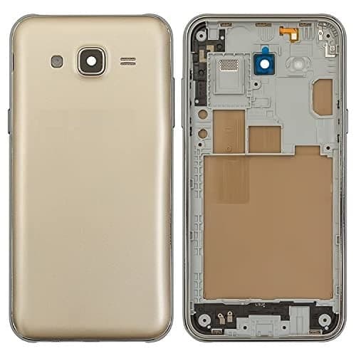 Mozomart Back Panel Housing Body for Samsung Galaxy J7 Gold - image 1