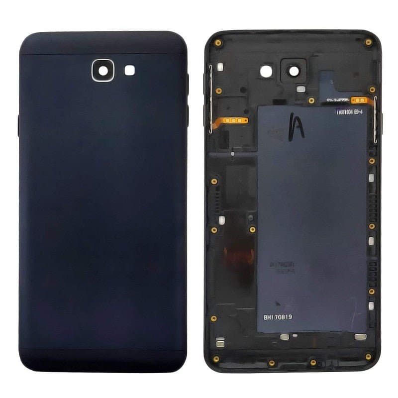 Mozomart Back Panel Housing Body for Samsung Galaxy J7 Prime Black - image 1