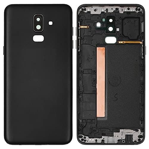 Mozomart Back Panel Housing Body for Samsung Galaxy J8 Plus Black - image 1