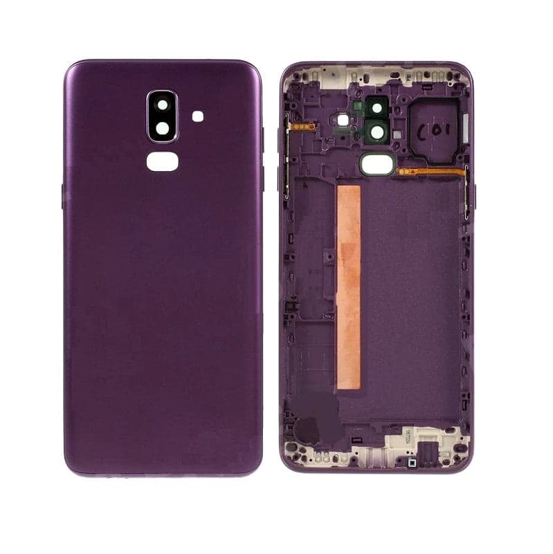 Mozomart Back Panel Housing Body for Samsung Galaxy J8 Plus Burgundy - image 1