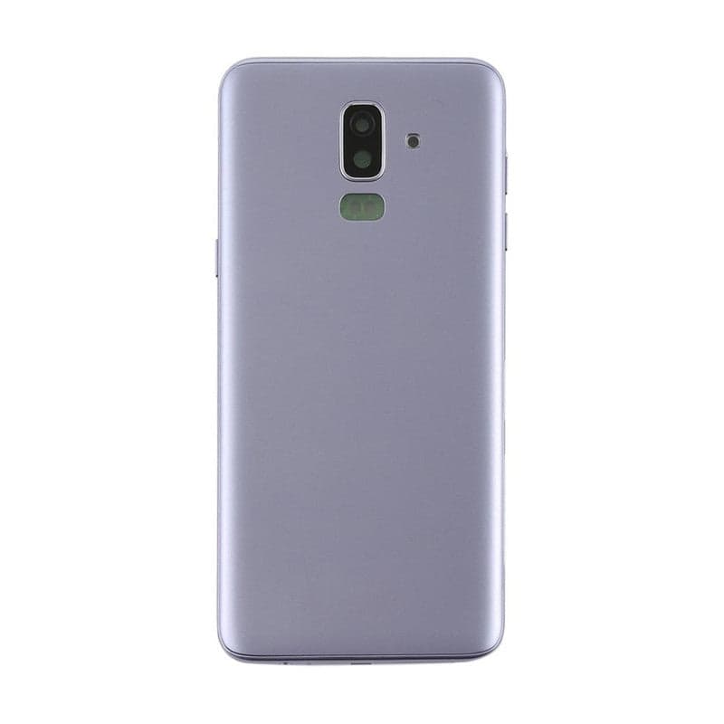 Mozomart Back Panel Housing Body for Samsung Galaxy J8 Plus Silver - image 1