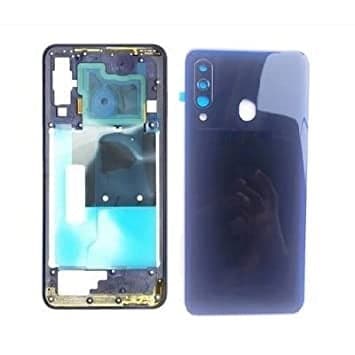 Back Panel With Middle Ring for Samsung Galaxy M40 Dark Blue - image 1