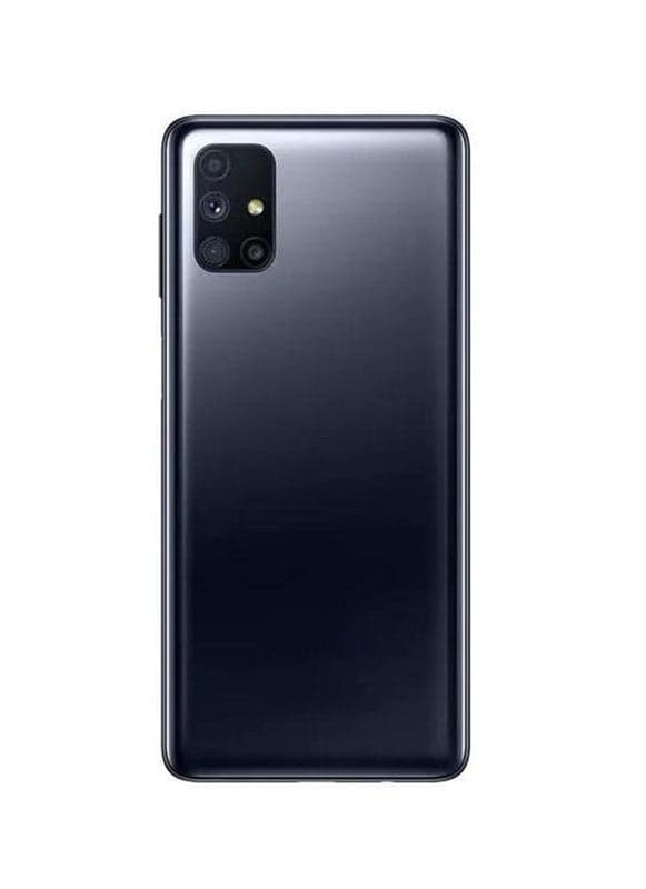 Back Panel With Middle Ring for Samsung Galaxy M51 Black - image 1