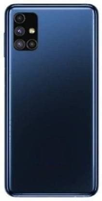 Back Panel With Middle Ring for Samsung Galaxy M51 Blue - image 1