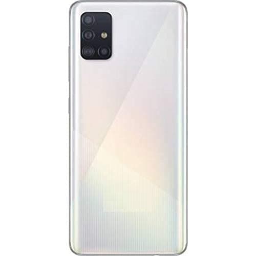 Back Panel With Middle Ring for Samsung Galaxy M51 White - image 1